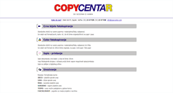 Desktop Screenshot of copycentar.com