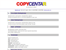 Tablet Screenshot of copycentar.com